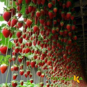 Клубника ампельная Анастасия купить по цене от 370р. в интернет-магазине «Посадика» с доставкой почтой в в Донскойе и по всей России – [изображение №1].